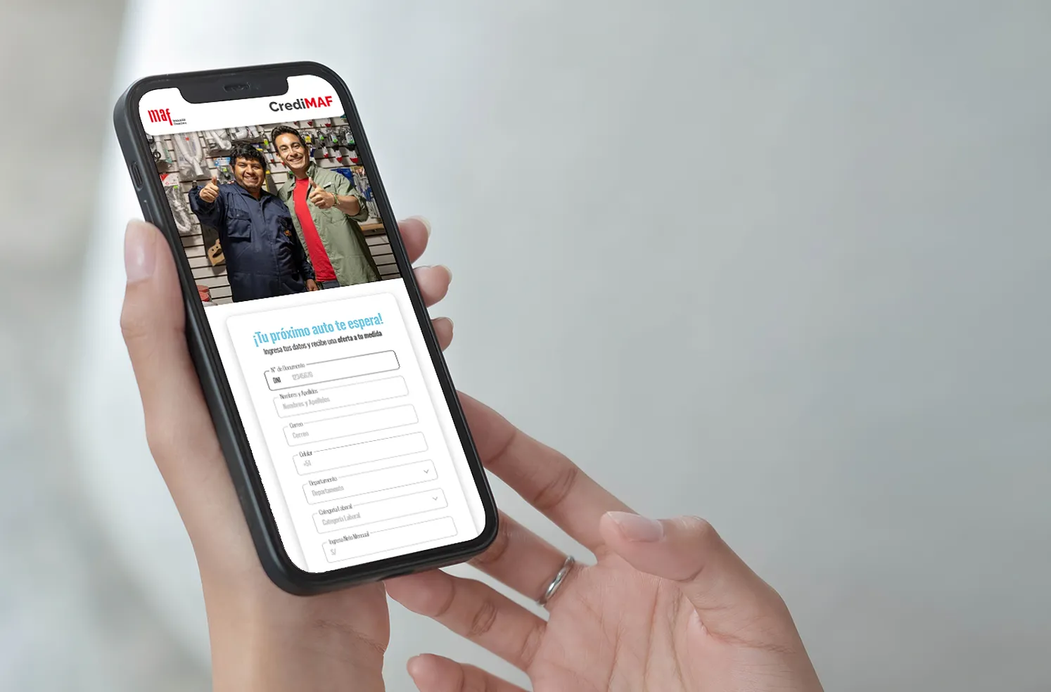 ¡Empieza el camino para financiarlo!